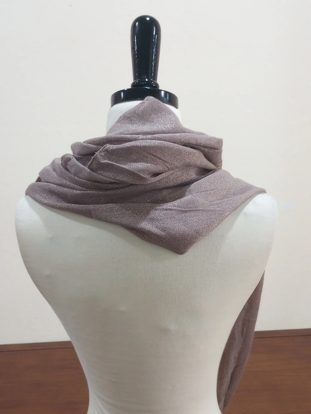 Express Copper Metallic Infinity Scarf